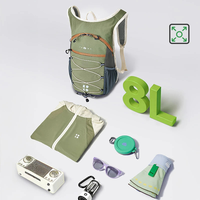 Kids Outdoor Hiking Backpack Cute Ladybug Drawstring Backpacks for Travel Camping Water-Resistant Mountaineering Bags