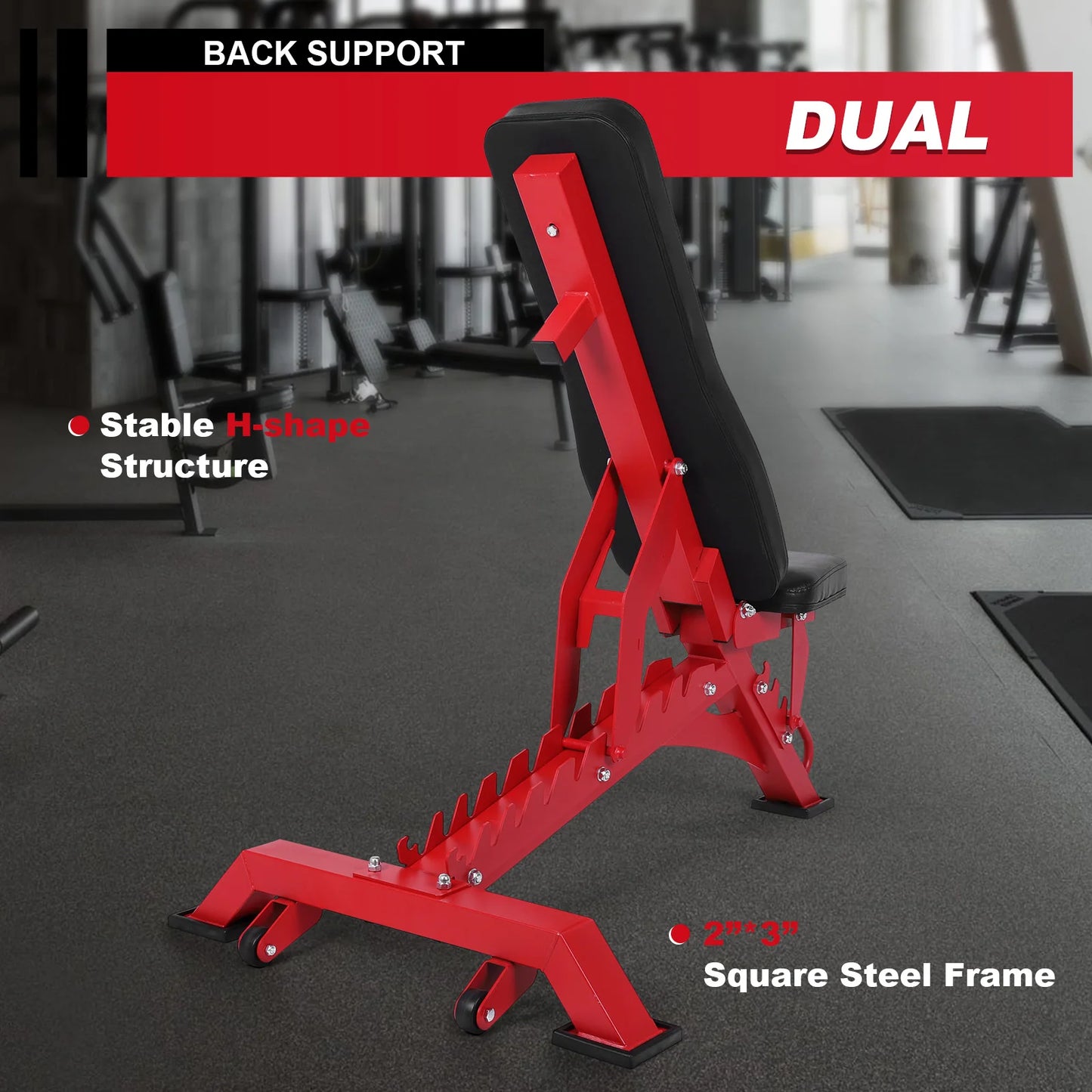Weight Bench Press Adjustable Workout Benches for Home Gym Dumbbell Exercise 1300 LB Stable Incline Decline Bench for Full Body