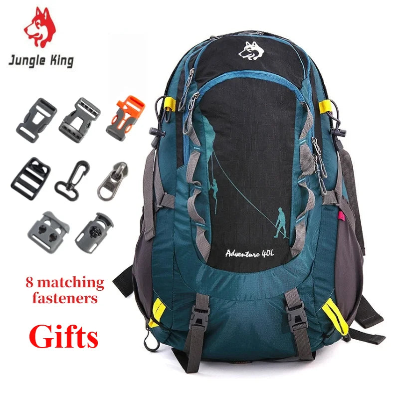 JUNGLE KING New  CY2322 Outdoor Climbing Nylon Men Women Outdoor Travelling Hiking  Adventure Camping Waterproof  Backpack  40L