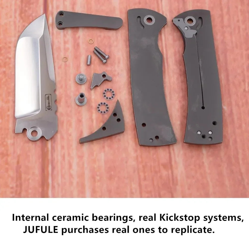 JUFULE Real Chaves Ultramar Redencion Street Folding Knife 229 Ceramic Bearing Survival EDC Tool Camp Hunt Outdoor Knives