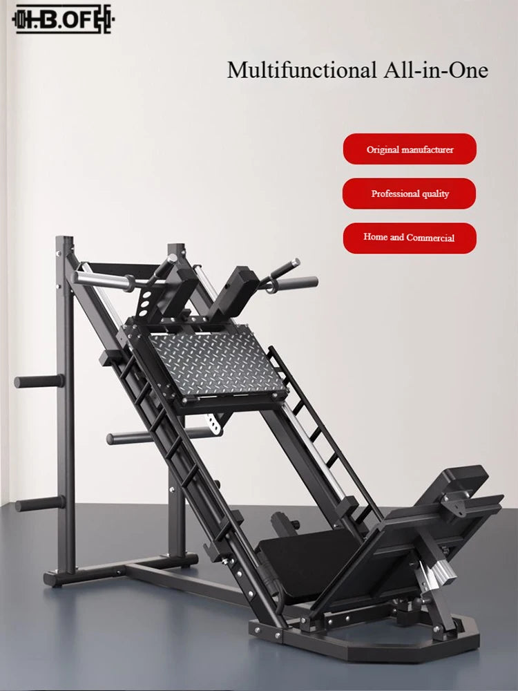 Hacker Reverse Leg Press Dual-Function Trainer 45-Degree Incline Squat Machine Professional Leg Strength Fitness Equipment