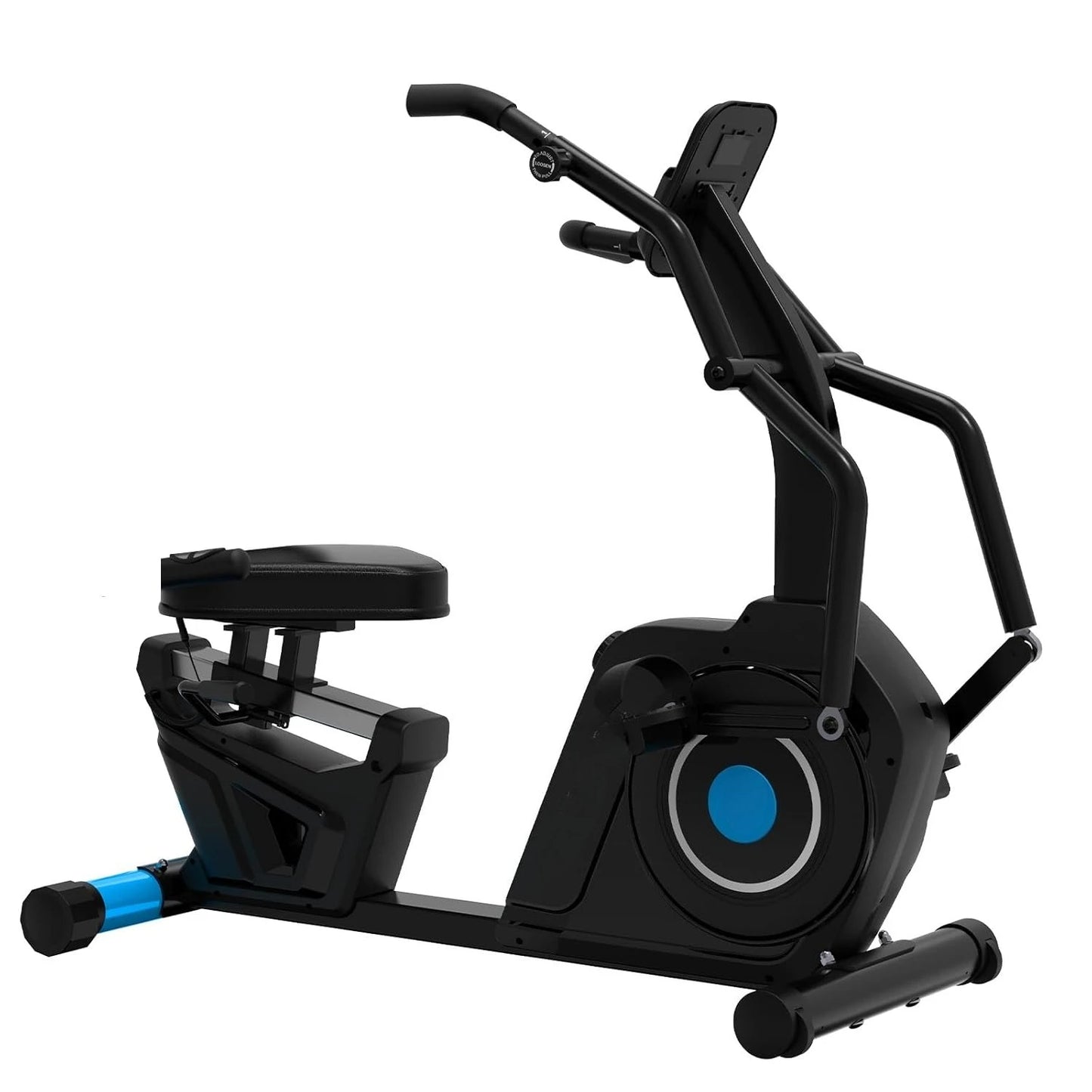 Recumbent Exercise Bike, Stationary Recumbent Exercise Bike for Home with Arm Exerciser, 16-Level Magnetic, Customized