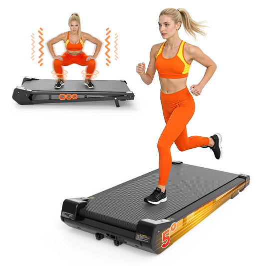 AKLUER Walking Pad with Incline,Low Noise Walking Vibration Treadmill with Remote Control,300lbs Capacity,2.5HP for Home&Office