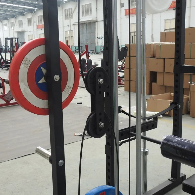 Home Gym Equipment Sport Fitness Smith Machine Power Rack Squat Cage