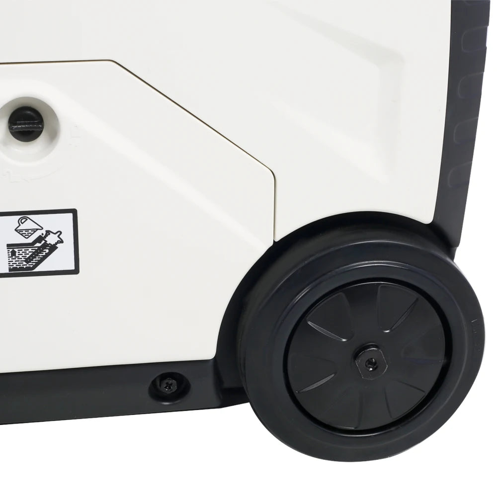 Quiet Portable Generator with Wheels for Camping & Home Emergency Use