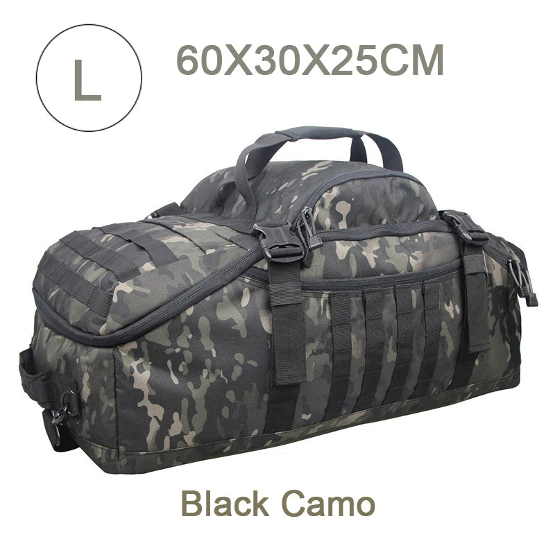 LQARMY 45L 80L Camping Backpacks Men Tactical Backpack Molle Hiking Travel Climbing Rucksack Sports Gym Duffel Bag