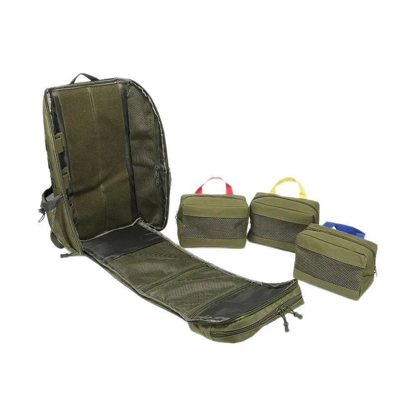 Tactical Medical First Aid Kits Large Capacity Camping Mountaineering Backpack Outdoor Emergency Bag Multi-function Storage Bag
