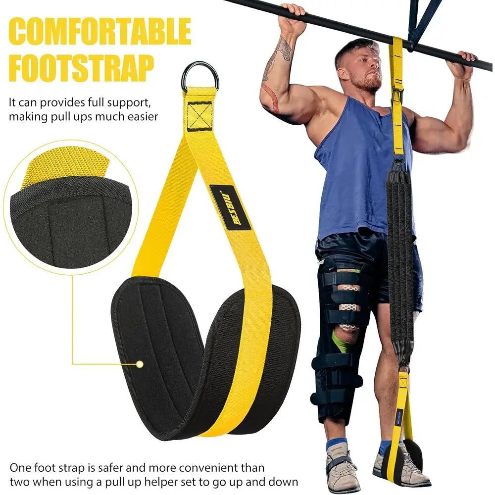 Pull Up Bands 260lbs, Heavy Resistance Bands for Pull Ups, Strength Training Workout Equipment, Height Adjustable