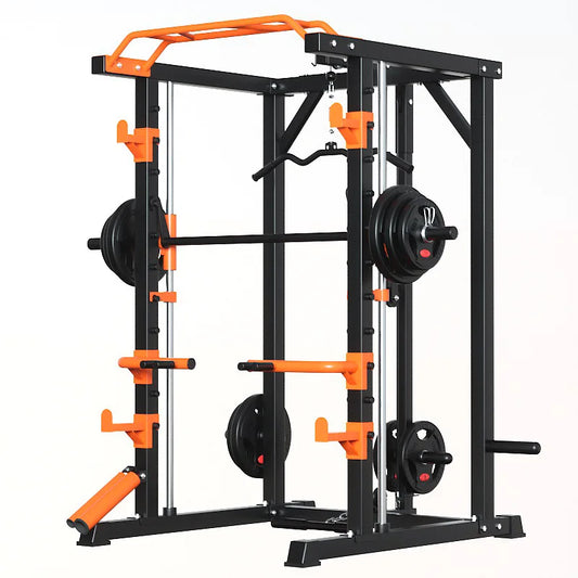 Fitness equipment, Smith machine, squat stand, gantry stand, weightlifting, free squat, bench press stand