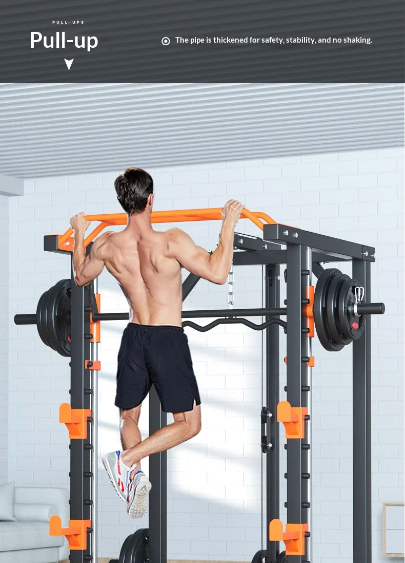 Fitness equipment, Smith machine, squat stand, gantry stand, weightlifting, free squat, bench press stand