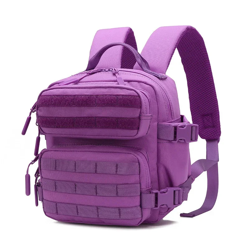 9L Sport Backpack MOLLE 3 Day Bug Out Bag Mini Outdoor Pack for Women Men EDC Camping Hiking Rucksack
