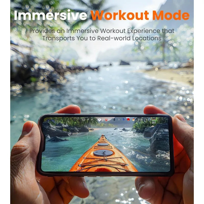 YOSUDA Magnetic Machine 350 LB Weight Capacity - Rower Machine with Bluetooth, App Supported, Tablet Holder and Seat Cushion