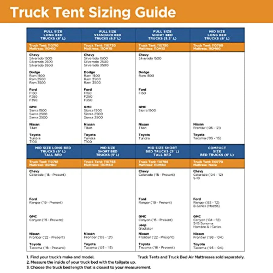 Truck Bed Tent for Outdoor Camping Durable Polyester Fabric in Black Waterproof and UV Resistant with Easy Setup