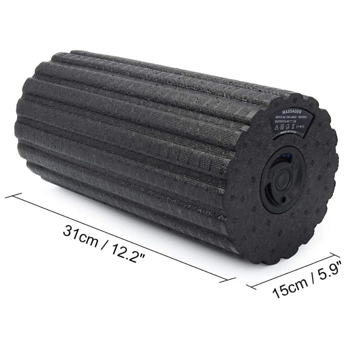 EPP electric yoga column 4-gear adjustable foam axis muscle massage relaxation fitness auxiliary yoga equipment roller charging