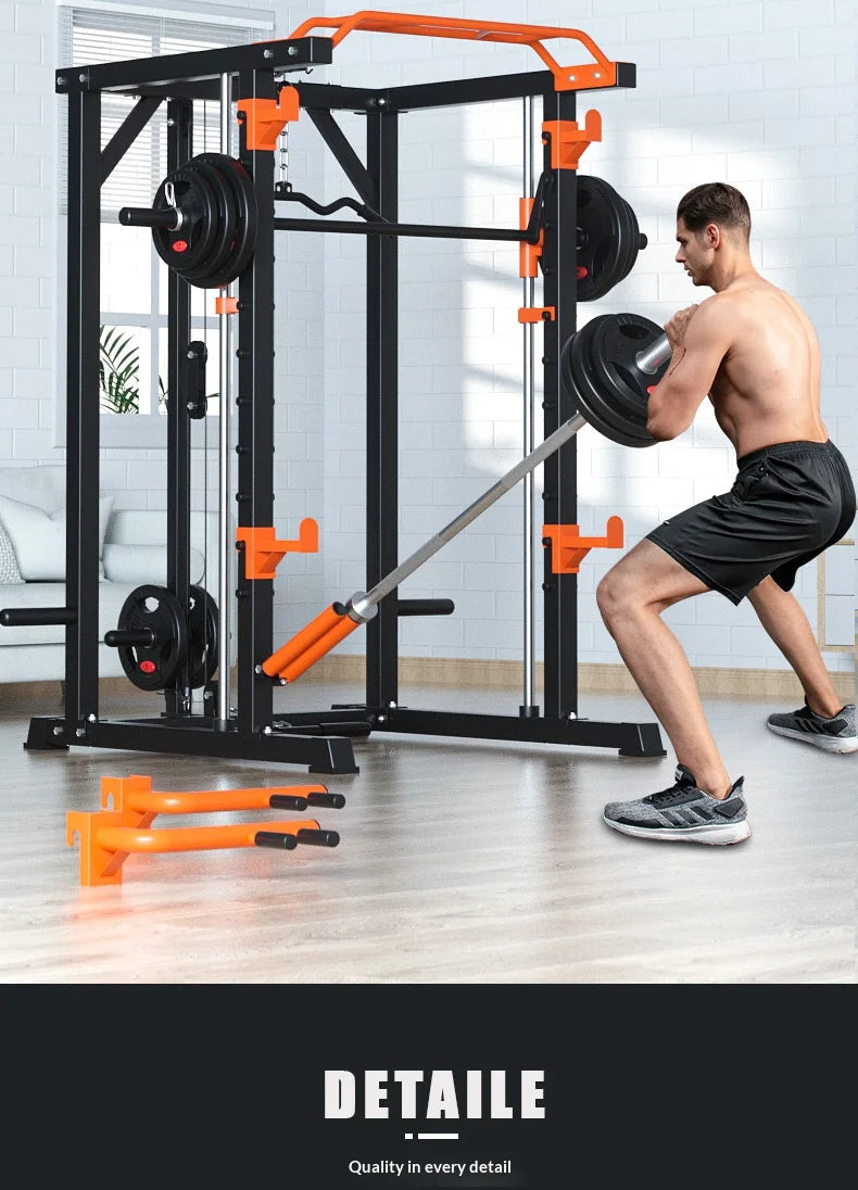 Fitness equipment, Smith machine, squat stand, gantry stand, weightlifting, free squat, bench press stand